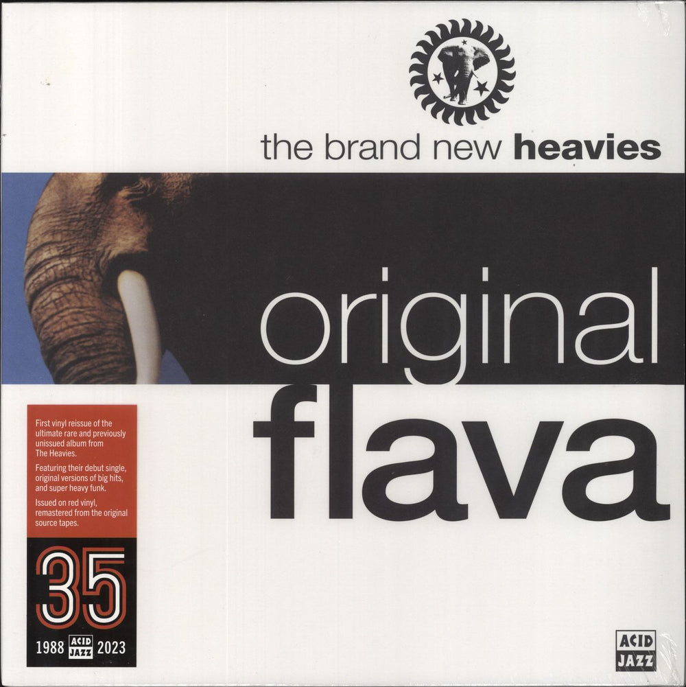 The Brand New Heavies Original Flava: Remastered - White Vinyl - Sealed UK vinyl LP album (LP record) AJXLP900W