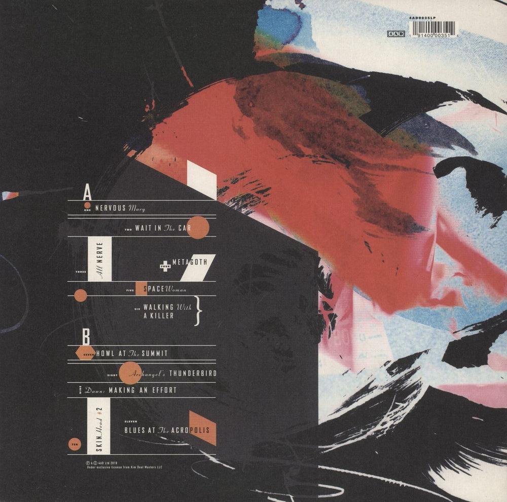 The Breeders All Nerve US vinyl LP album (LP record) 191400003514