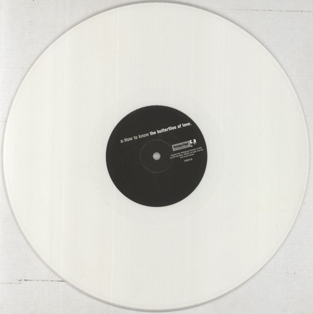 The Butterflies Of Love How To Know The Butterflies Of Love - White Vinyl UK vinyl LP album (LP record) BTFLPHO859369