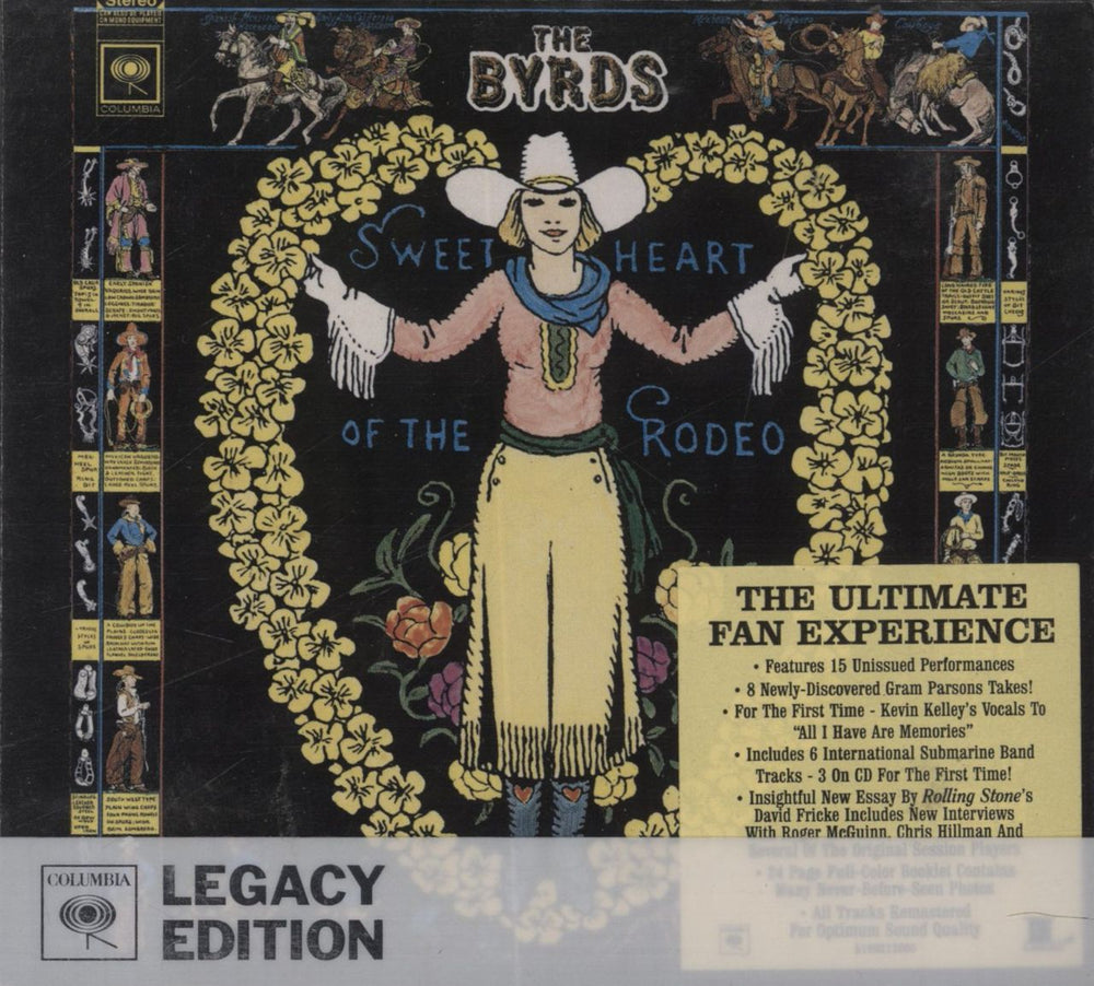 The Byrds Sweetheart Of The Rodeo UK 2 CD album set (Double CD) 5109212