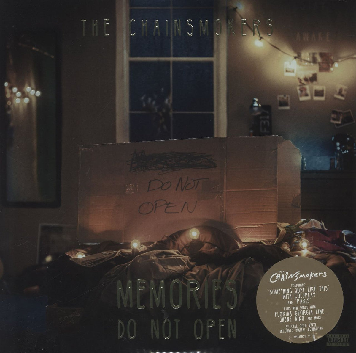 The Chainsmokers Memories...Do Not Open - Gold Vinyl UK Vinyl LP ...