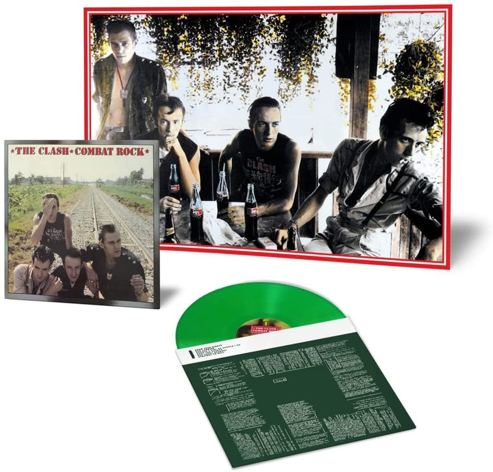 The Clash Combat Rock - Retail Exclusive Green Vinyl - Sealed UK vinyl LP album (LP record) 194399689516