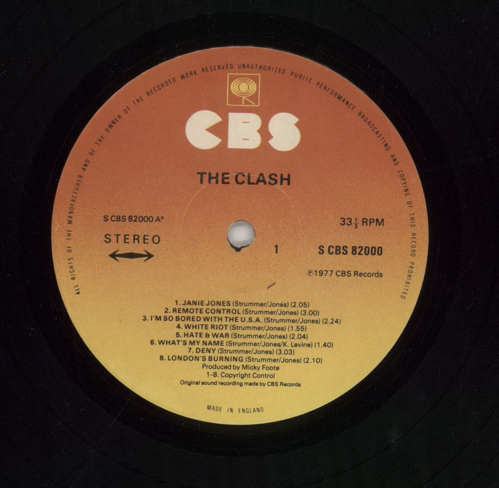 The Clash The Clash - 1st Archive Quality UK vinyl LP album (LP record) CSHLPTH853518