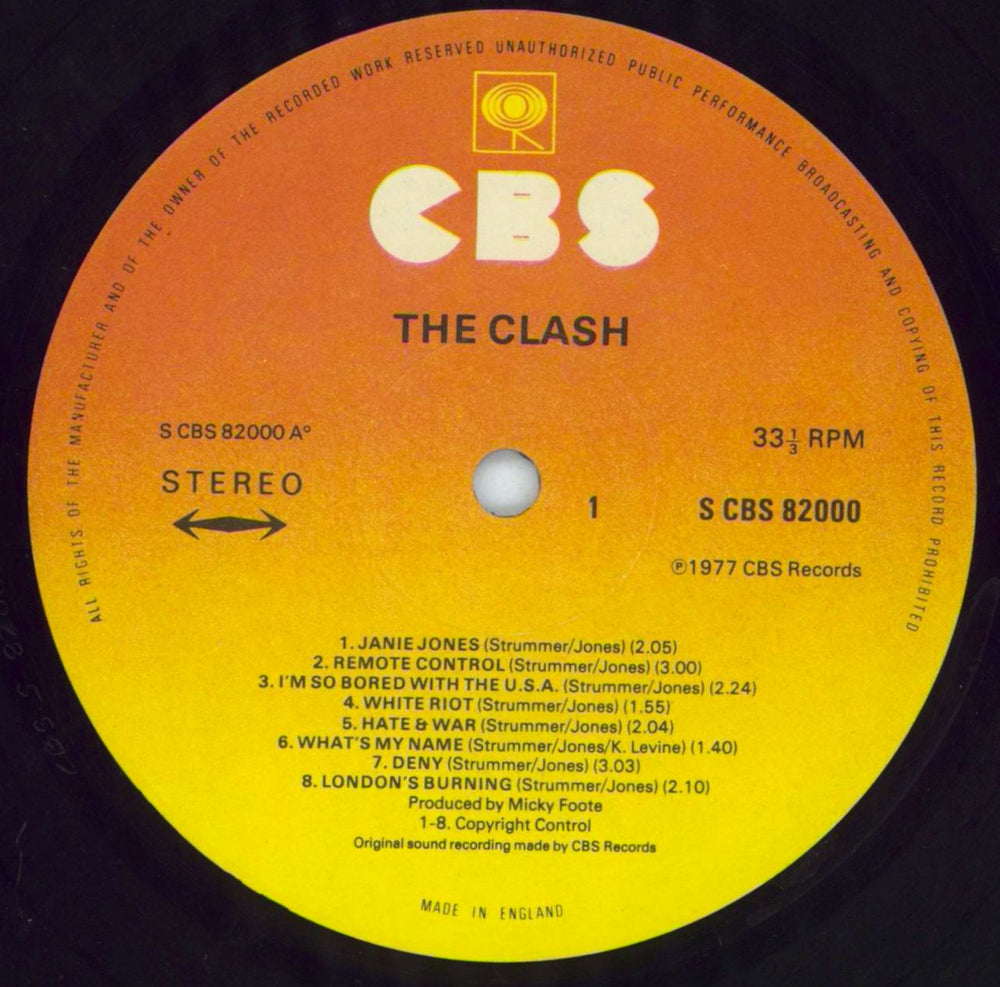 The Clash The Clash - 1st UK vinyl LP album (LP record) CSHLPTH445762