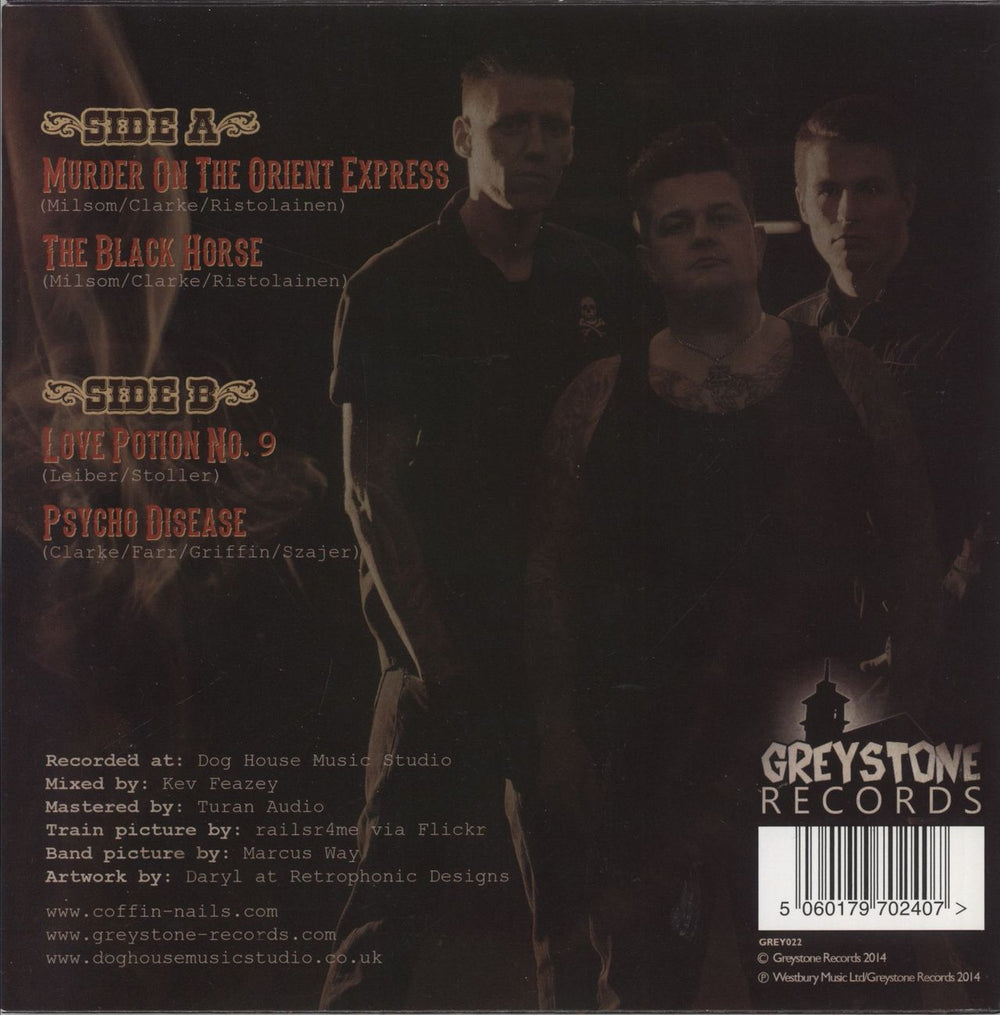 The Coffin Nails Murder On The Orient Express UK 7" vinyl single (7 inch record / 45) 5060179702407