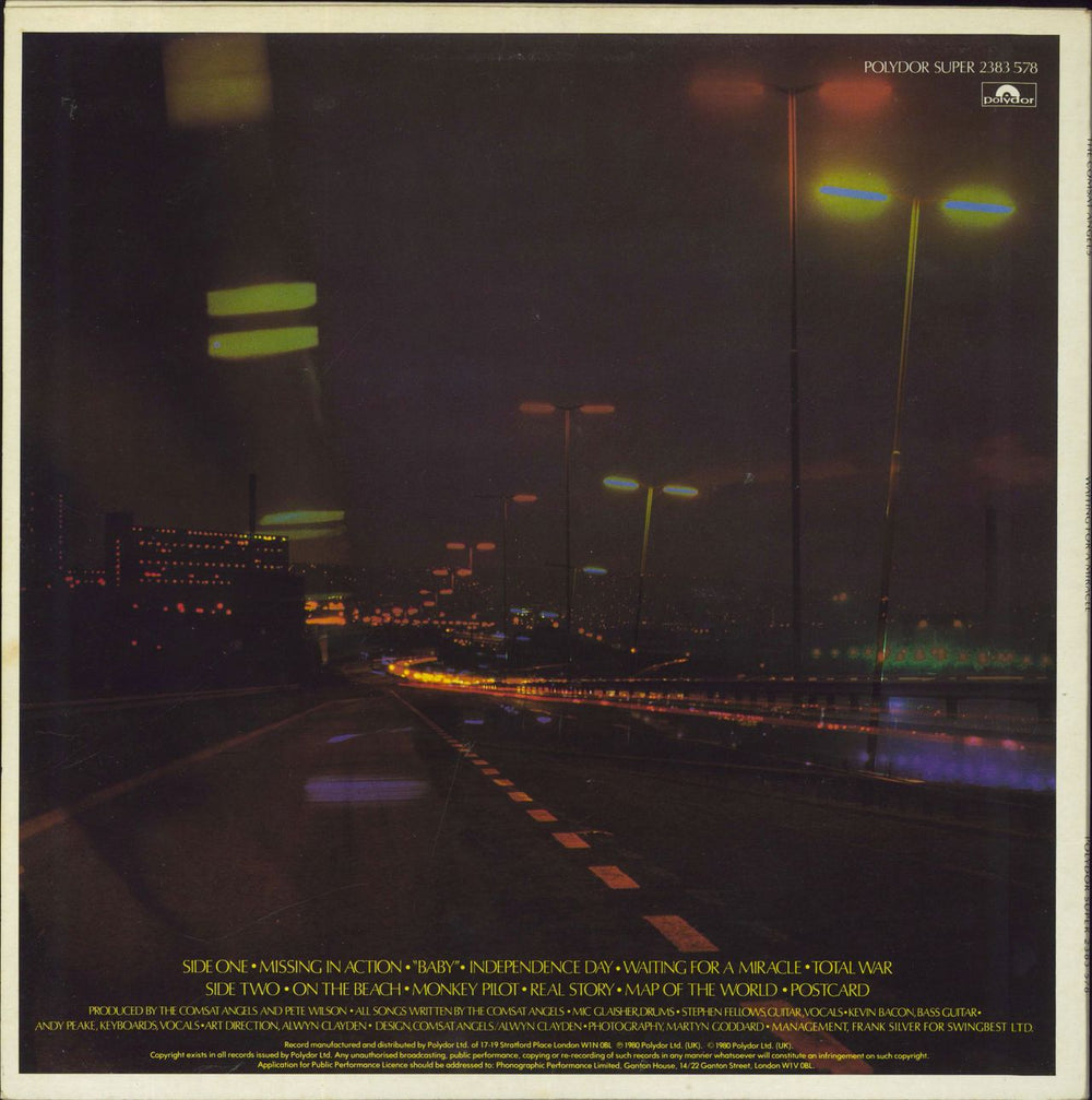 The Comsat Angels Waiting For A Miracle - EX UK vinyl LP album (LP record)