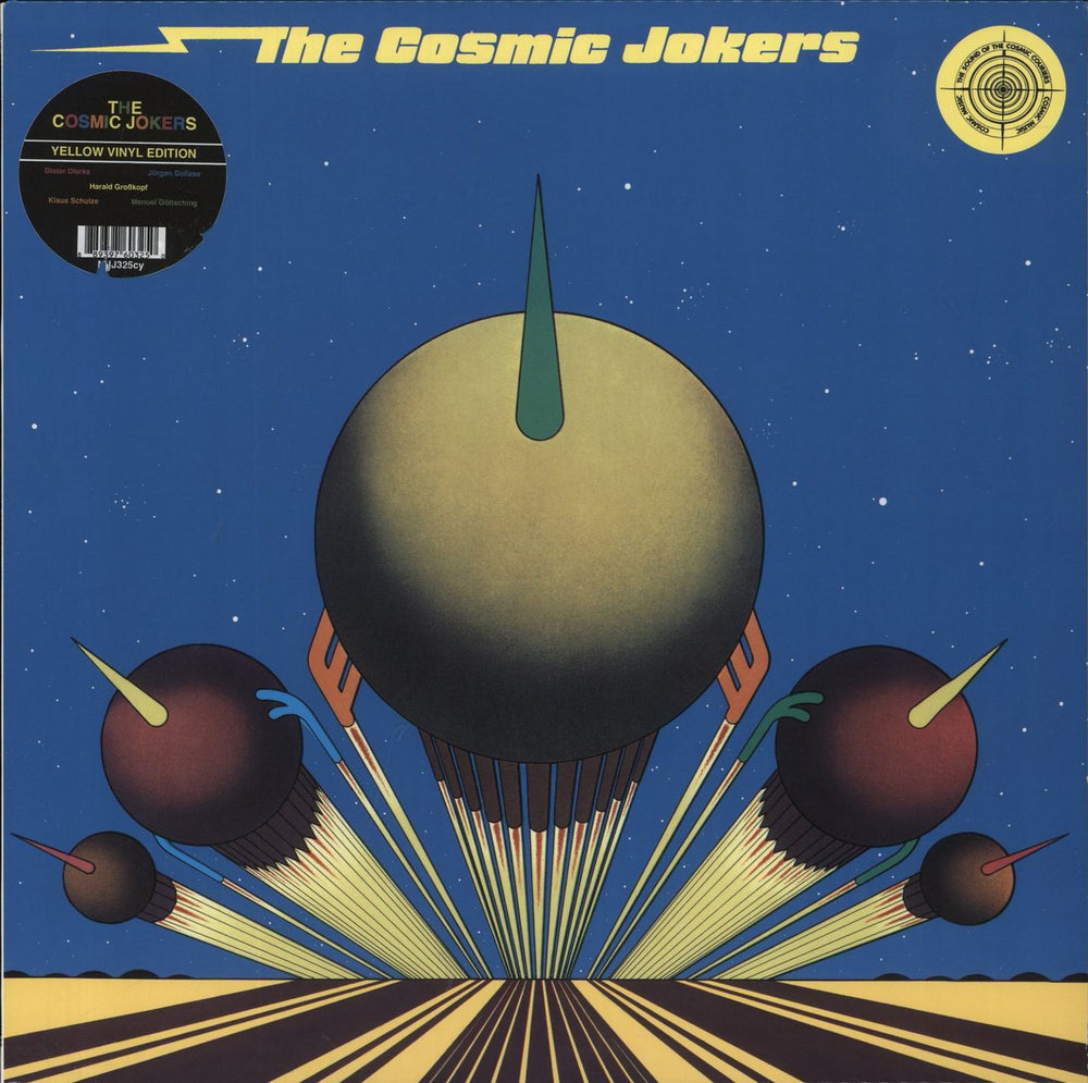 The Cosmic Jokers The Cosmic Jokers - Yellow Vinyl French vinyl LP album (LP record) MJJ325