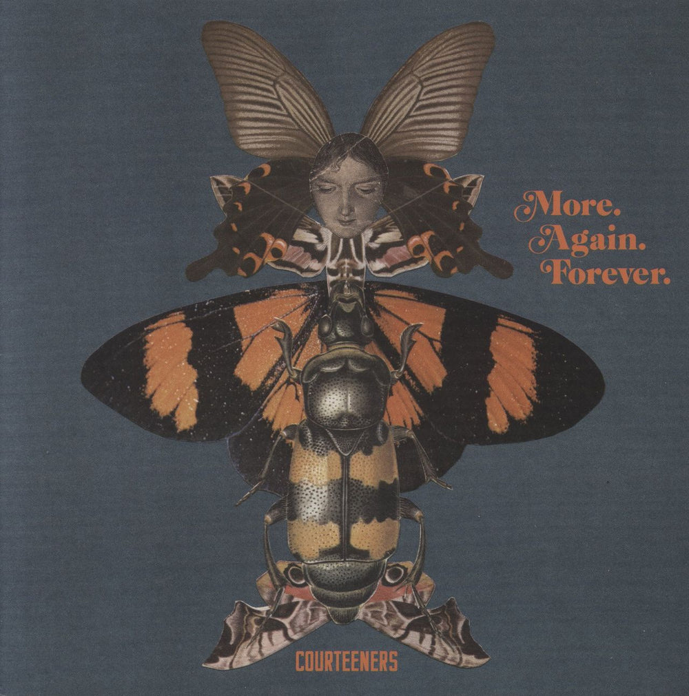 The Courteeners More. Again. Forever. - Orange Vinyl UK vinyl LP album (LP record) IGNLP186C