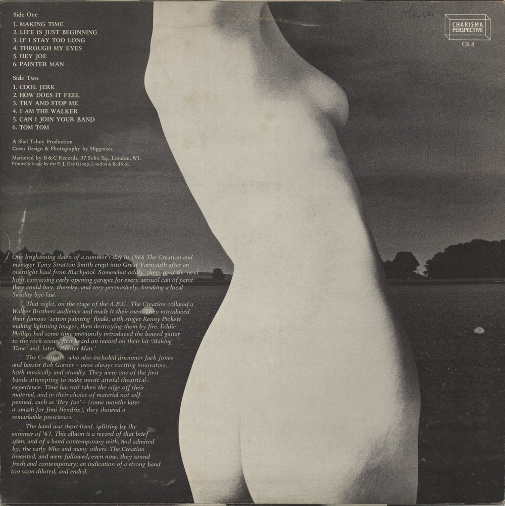 The Creation '66-'67 (Sixty-Six To Sixty-Seven) - VG UK vinyl LP album (LP record)