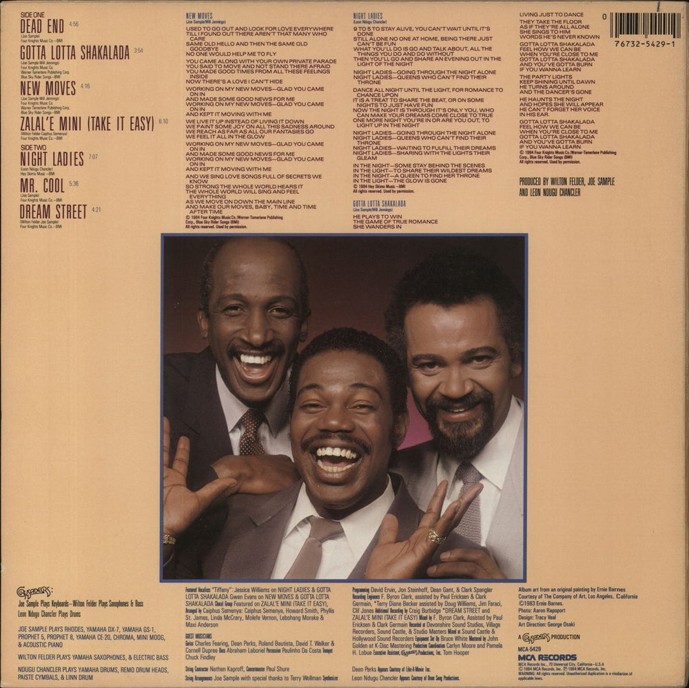 The Crusaders Ghetto Blaster  US vinyl LP album (LP record)