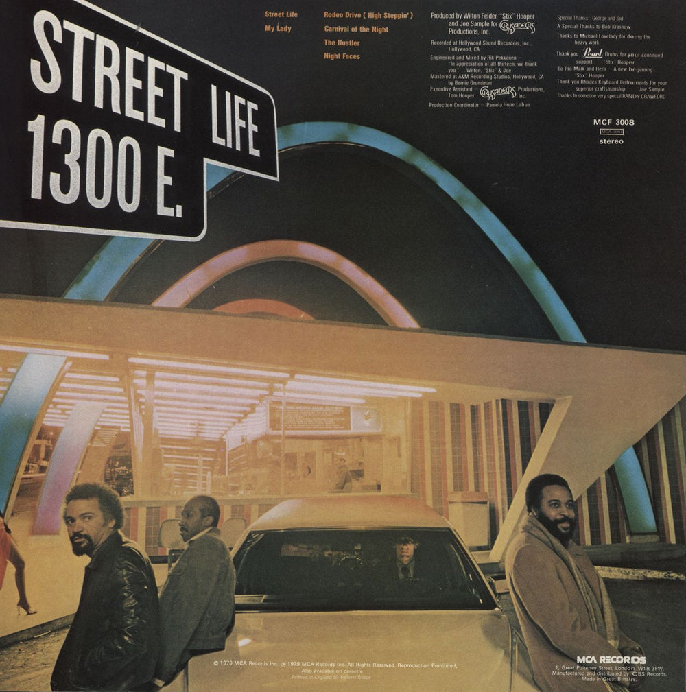 The Crusaders Street Life UK vinyl LP album (LP record)