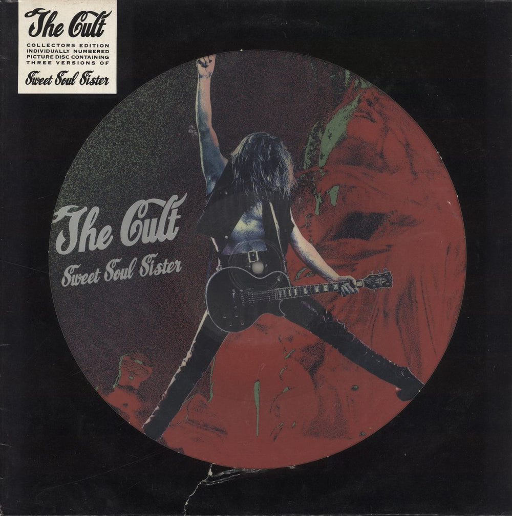 The Cult Sweet Soul Sister - VG Sleeve UK 12" vinyl picture disc (12 inch picture record) BEG241TP