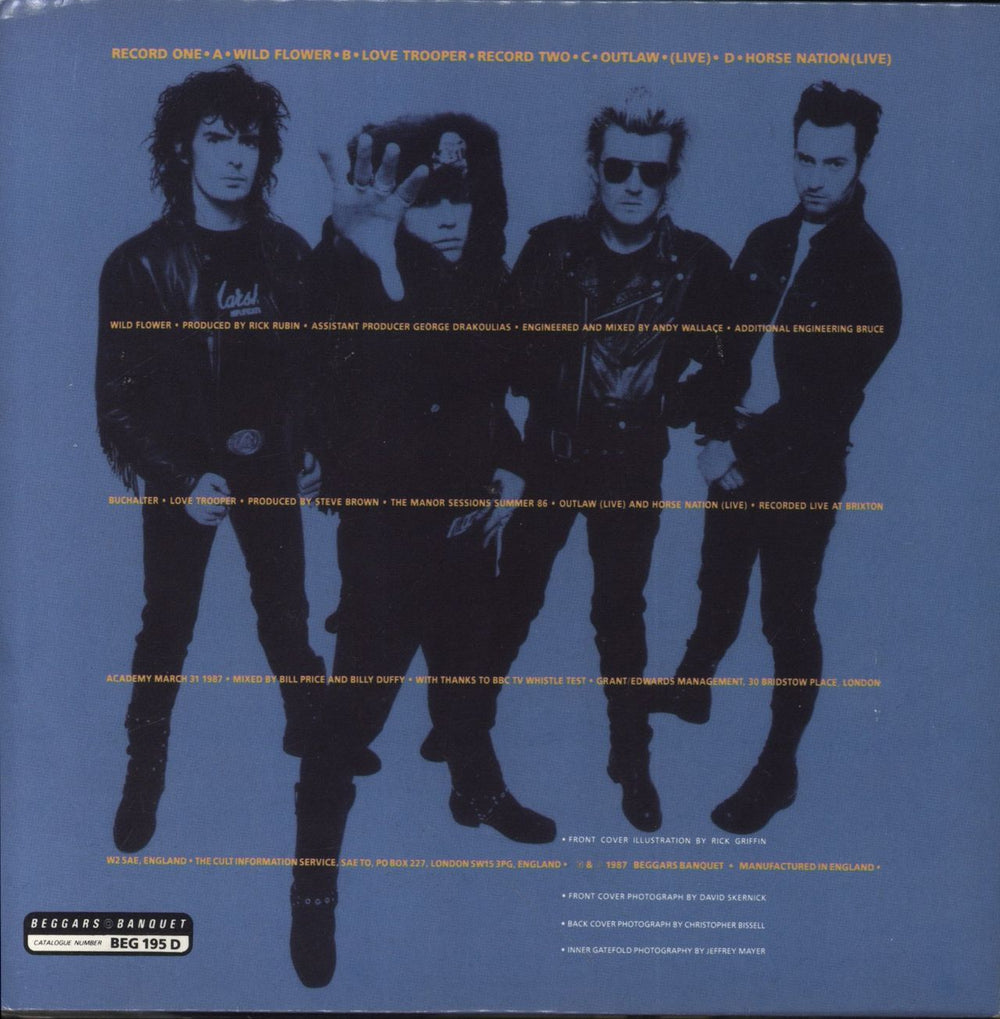 The Cult Wildflower - Double Pack UK 7" vinyl single (7 inch record / 45)