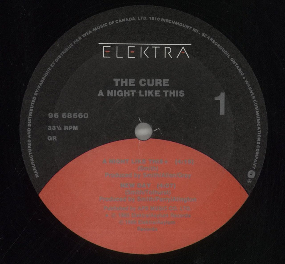 The Cure Quadpus Canadian 12" vinyl single (12 inch record / Maxi-single) CUR12QU43854