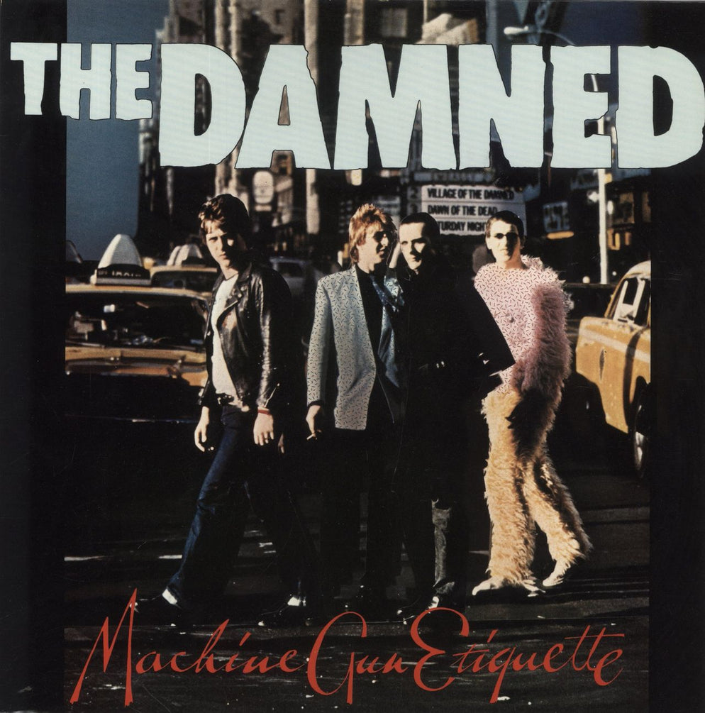 The Damned Machine Gun Etiquette UK vinyl LP album (LP record) WIKD333