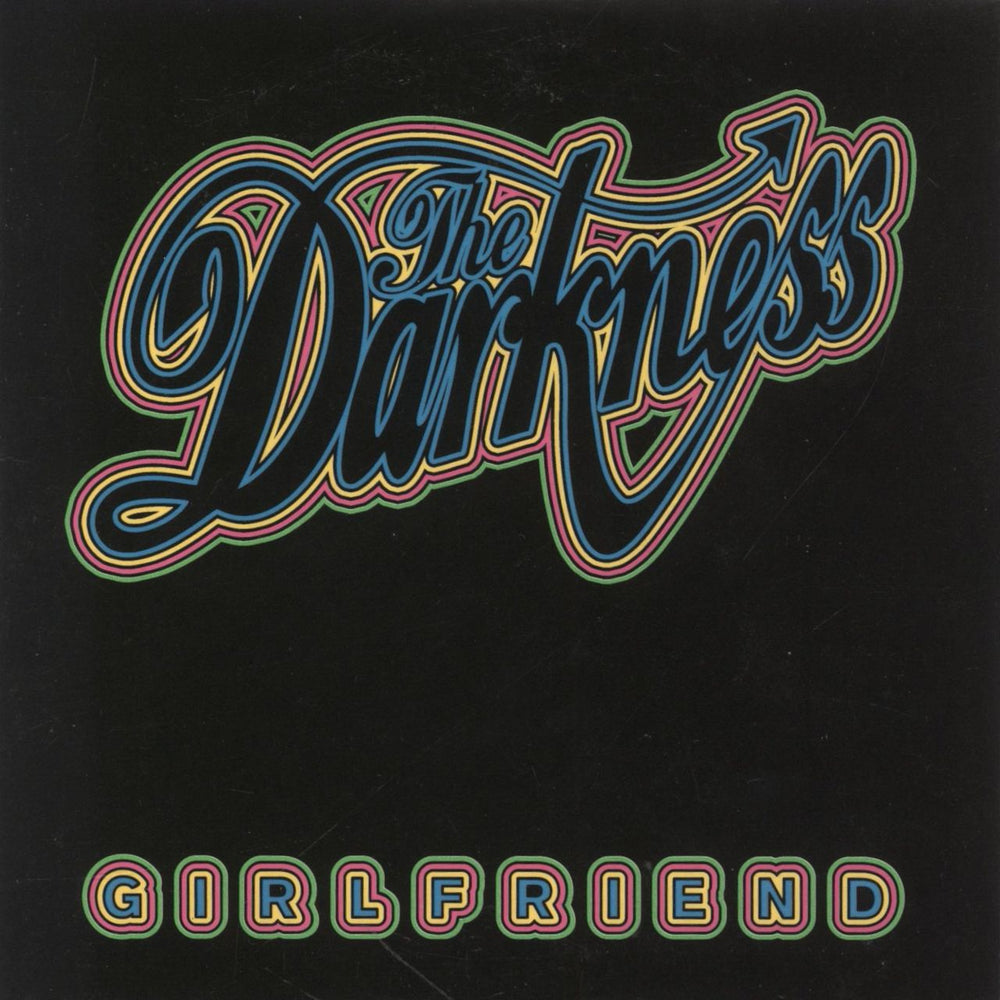 The Darkness Girlfriend UK Promo CD single (CD5 / 5") SAM01125