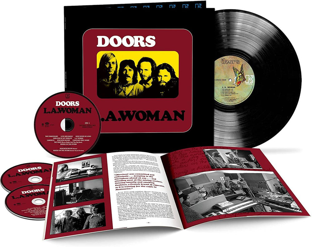 The Doors L.A. Woman - 50th Anniversary Deluxe Edition 3CD+1LP - Sealed UK box set R2659055