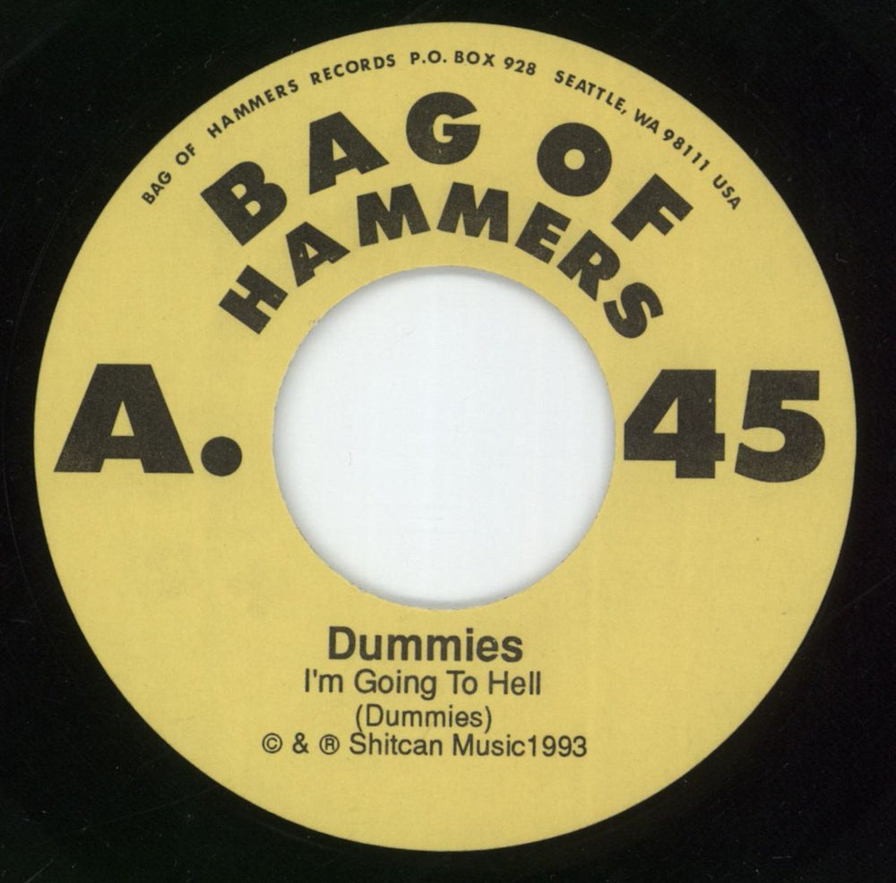 The Dummies Rock And Roll 2000 US 7" vinyl single (7 inch record / 45) UMM07RO870570