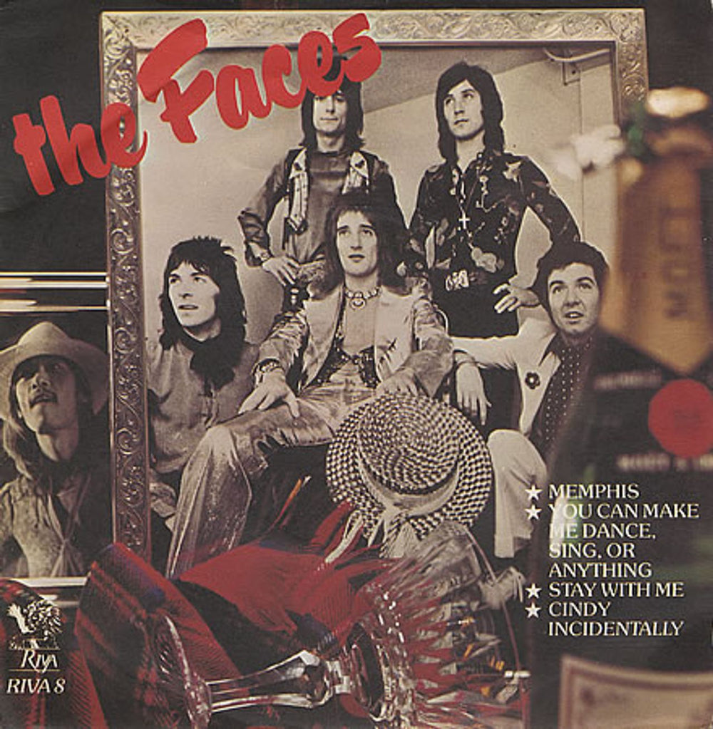 The Faces The Faces EP + p/s UK 7" vinyl single (7 inch record / 45) RIVA8
