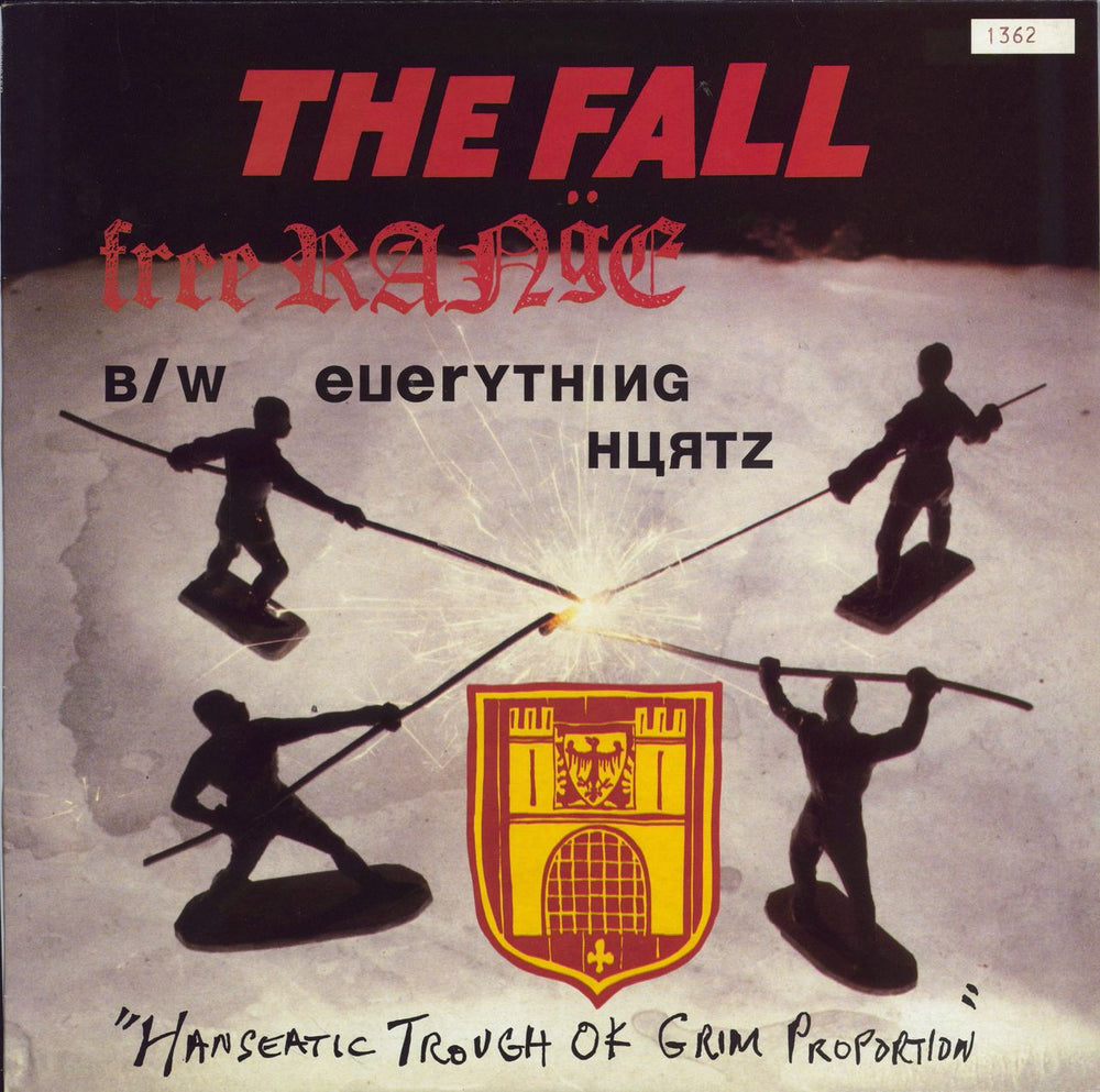 The Fall Free Range UK 12" vinyl single (12 inch record / Maxi-single) SIN812