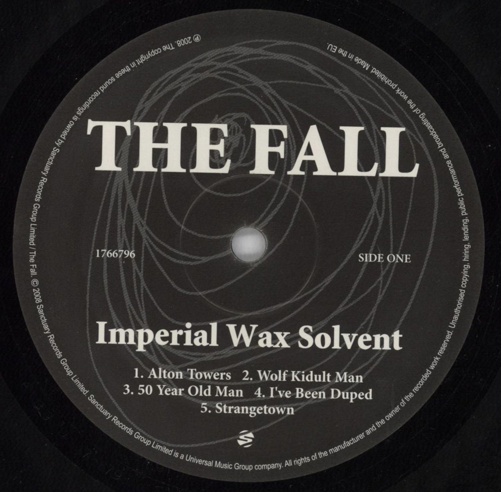 The Fall Imperial Wax Solvent - EX UK vinyl LP album (LP record) FLLLPIM819708