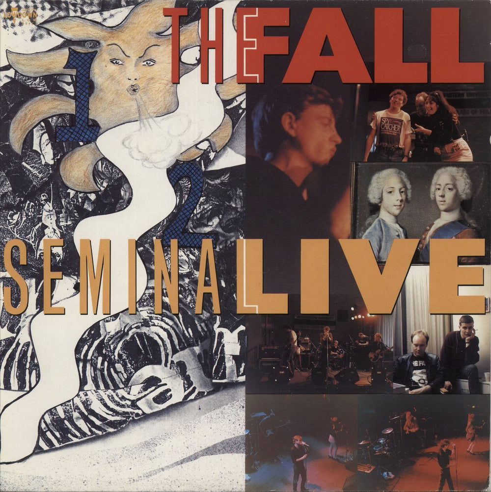 The Fall Seminal Live US vinyl LP album (LP record) 9807-1-H