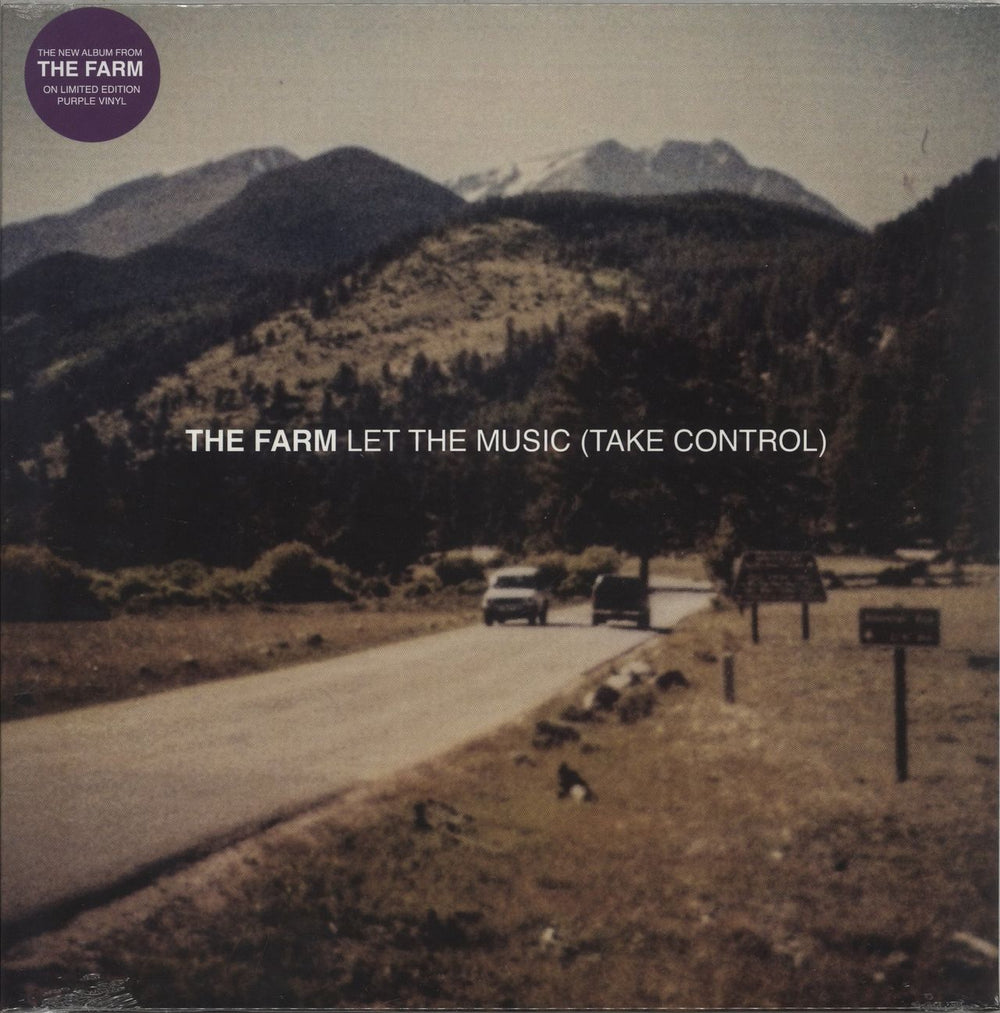 The Farm Let The Music [Take Control] - Purple Vinyl - Sealed UK vinyl LP album (LP record) M9532UKLP