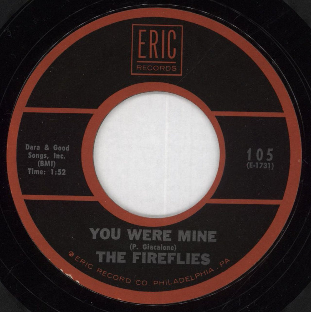 The Fireflies You Were Mine US 7" vinyl single (7 inch record / 45) 105