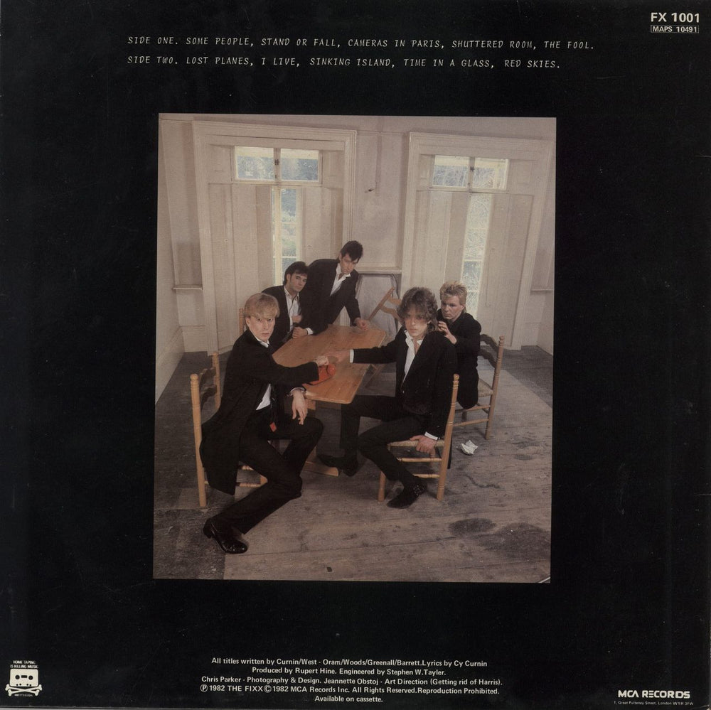 The Fixx Shuttered Room UK vinyl LP album (LP record)