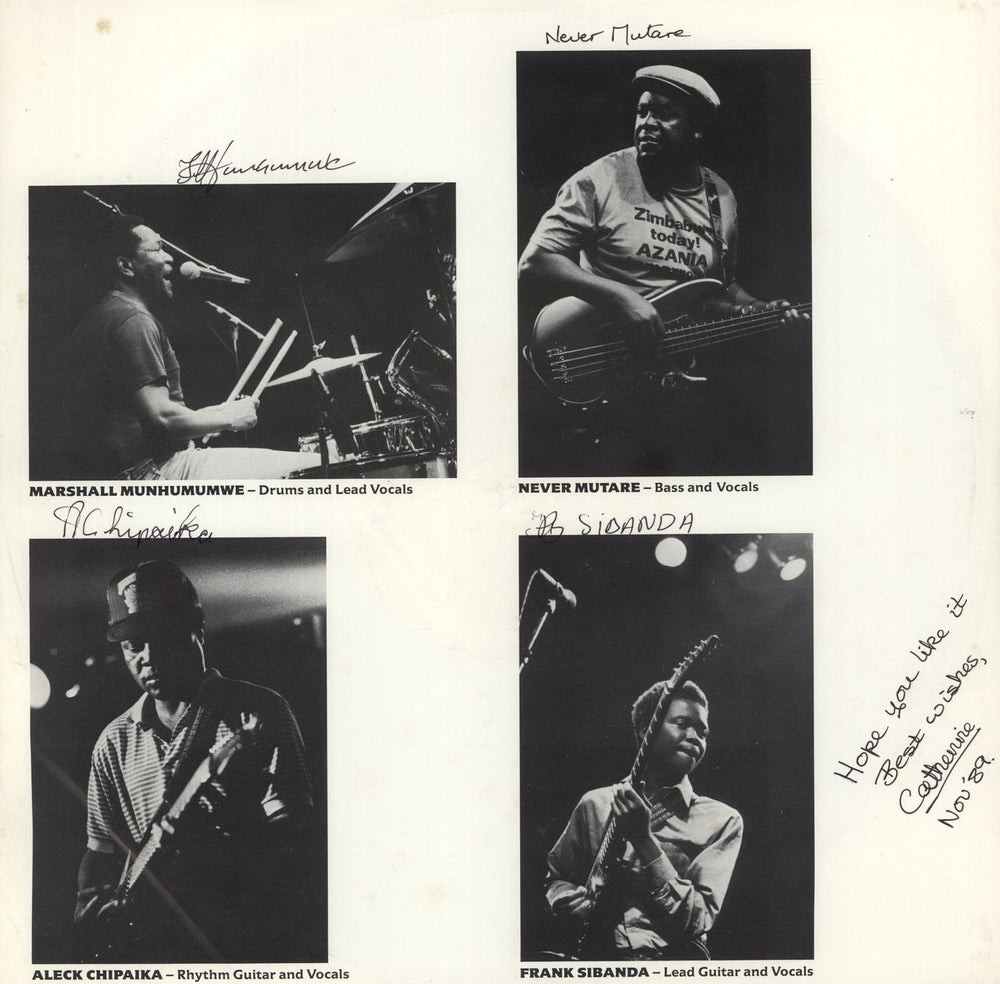 The Four Brothers Bros + 12" - Autographed UK vinyl LP album (LP record)