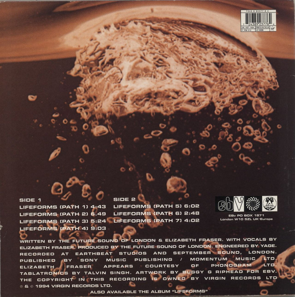The Future Sound Of London Lifeforms UK 12" vinyl single (12 inch record / Maxi-single) 724389237764