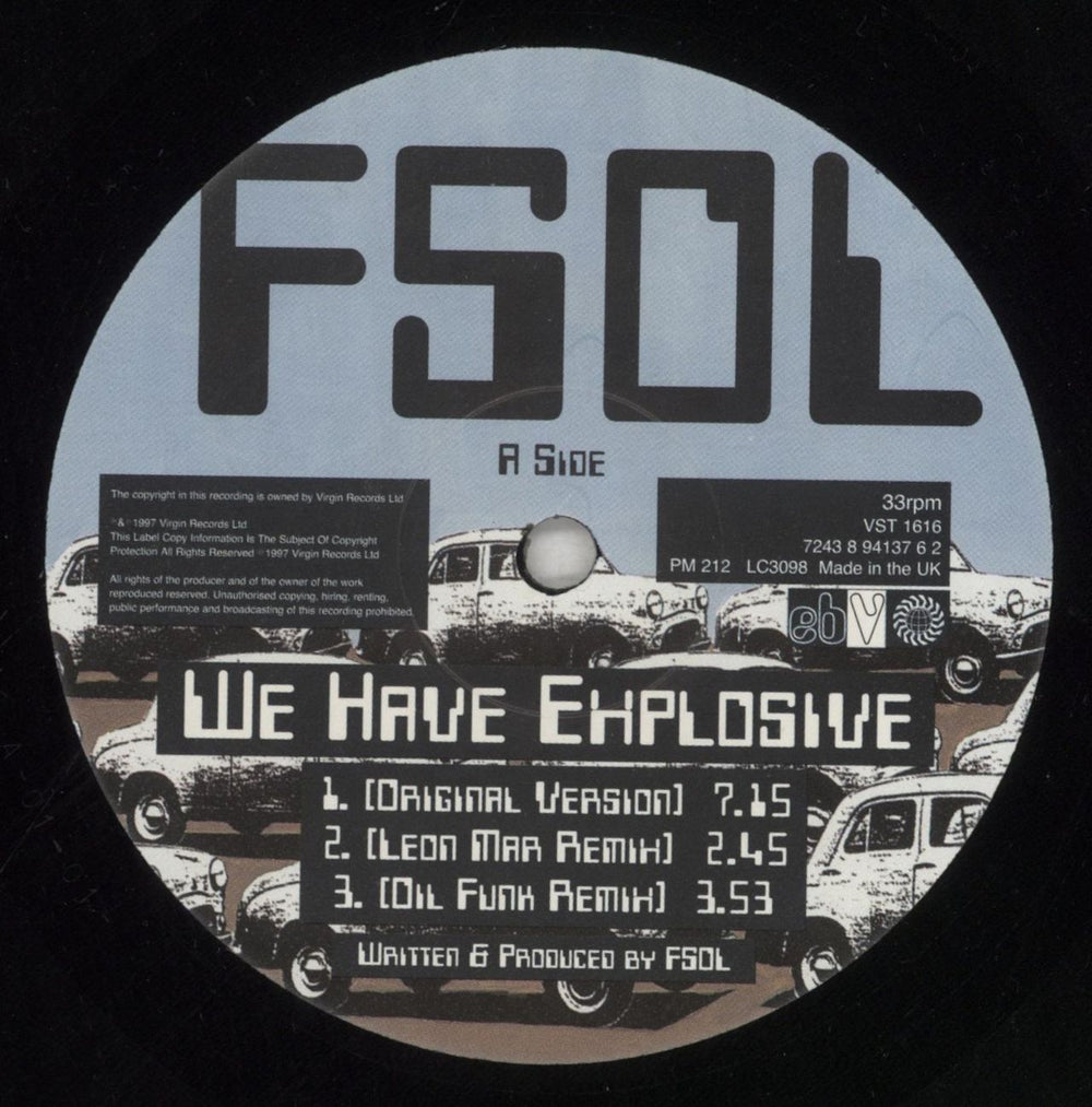 The Future Sound Of London We Have Explosive UK 12" vinyl single (12 inch record / Maxi-single) FSO12WE193606