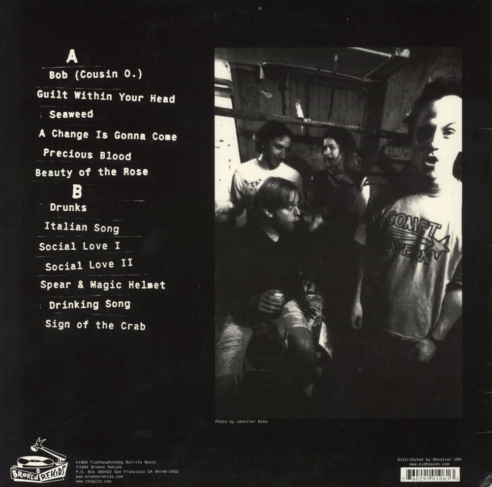 The Gits Enter: The Conquering Chicken - Remastered - 180 Gram Vinyl - VG UK vinyl LP album (LP record) 760291010613