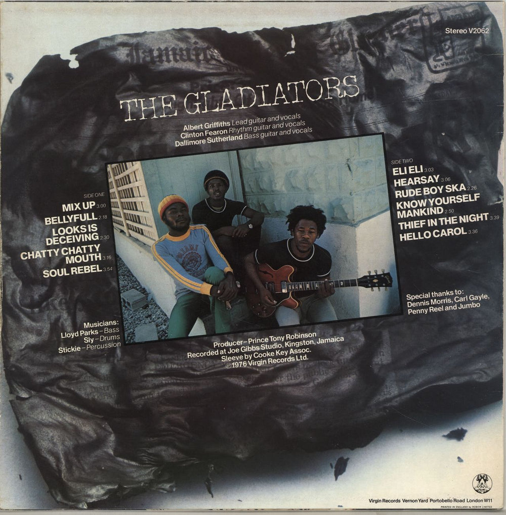 The Gladiators (Reggae) Trenchtown Mix Up UK vinyl LP album (LP record)