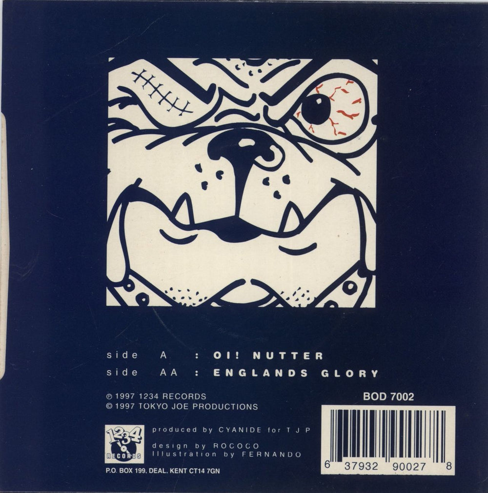 The Gonads Oi! Nutter UK 7" vinyl single (7 inch record / 45) 637932900278