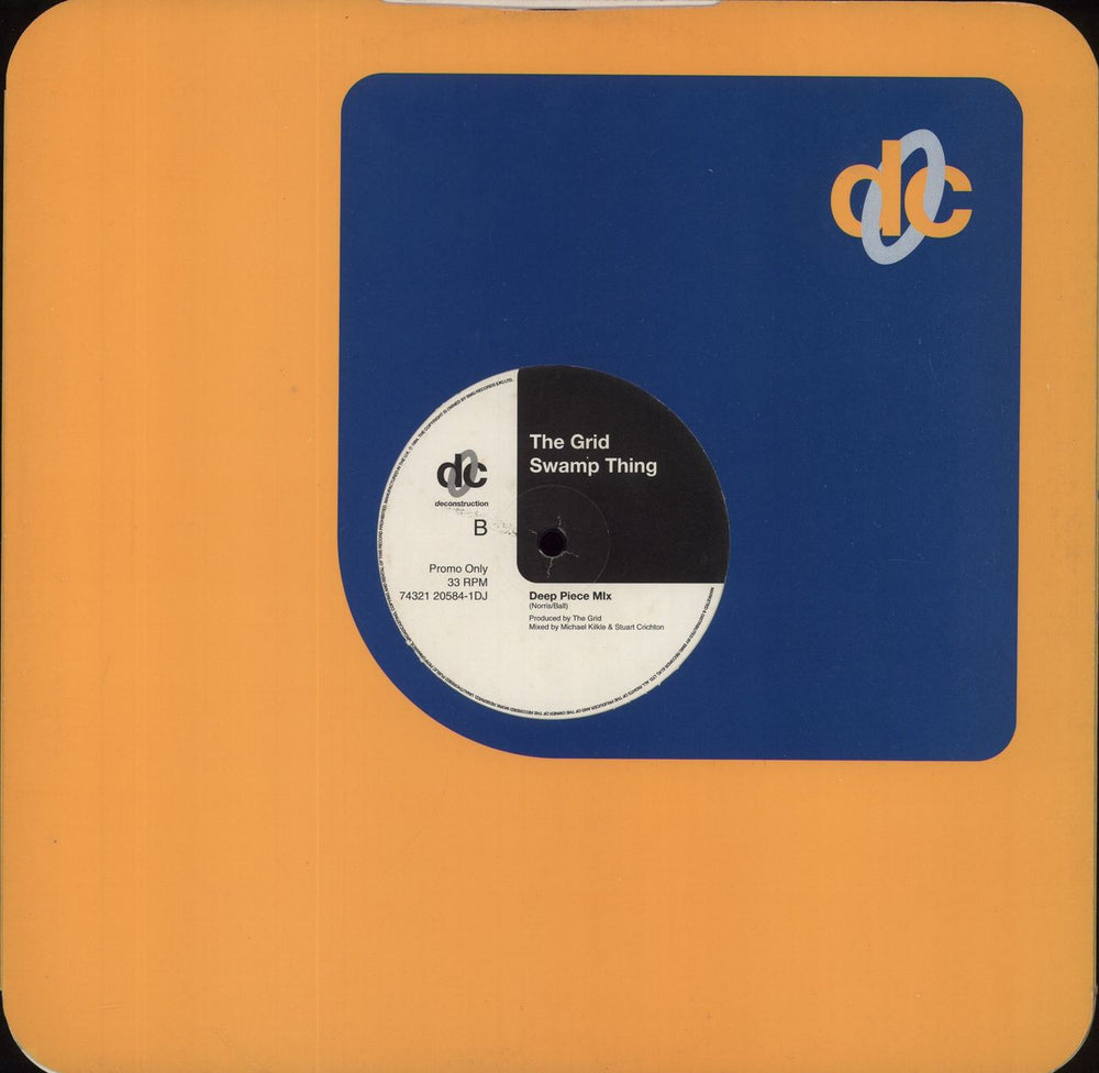 The Grid Swamp Thing UK Promo 12" vinyl single (12 inch record / Maxi-single)