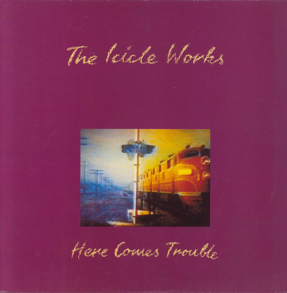 The Icicle Works Here Comes Trouble UK 12" vinyl single (12 inch record / Maxi-single) BEG220T