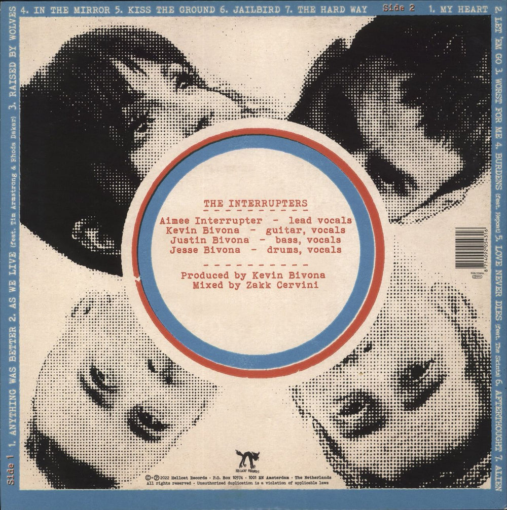 The Interrupters In The Wild - White Vinyl UK vinyl LP album (LP record) 8714092054316