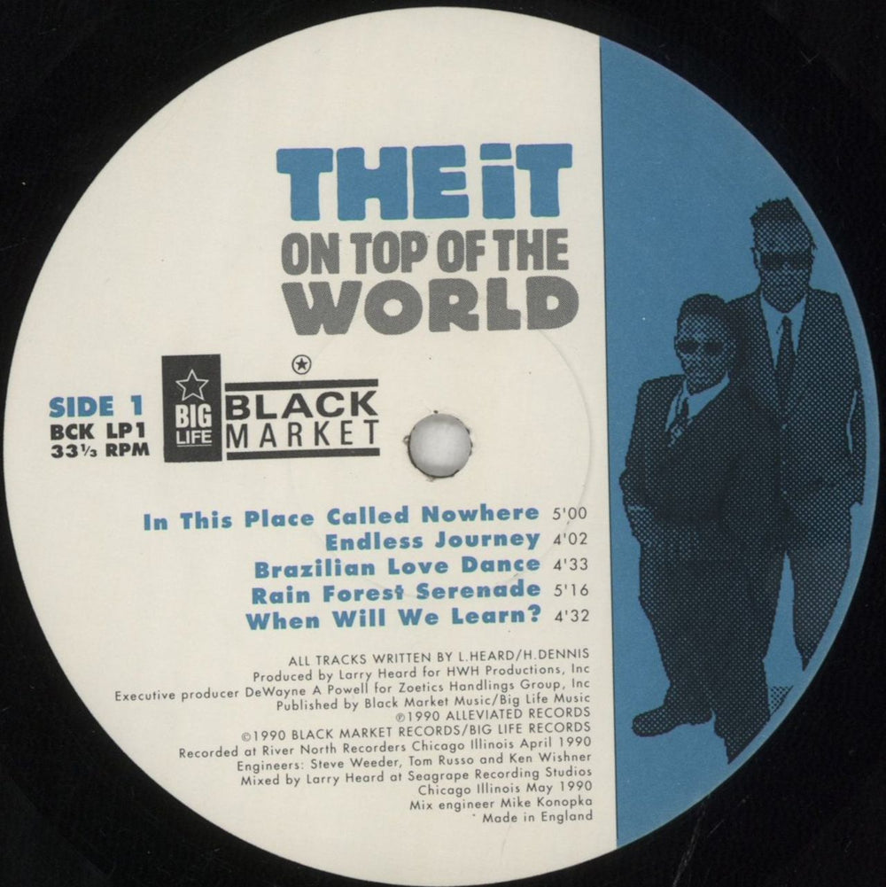 The It On Top Of The World UK vinyl LP album (LP record) 75GLPON853624