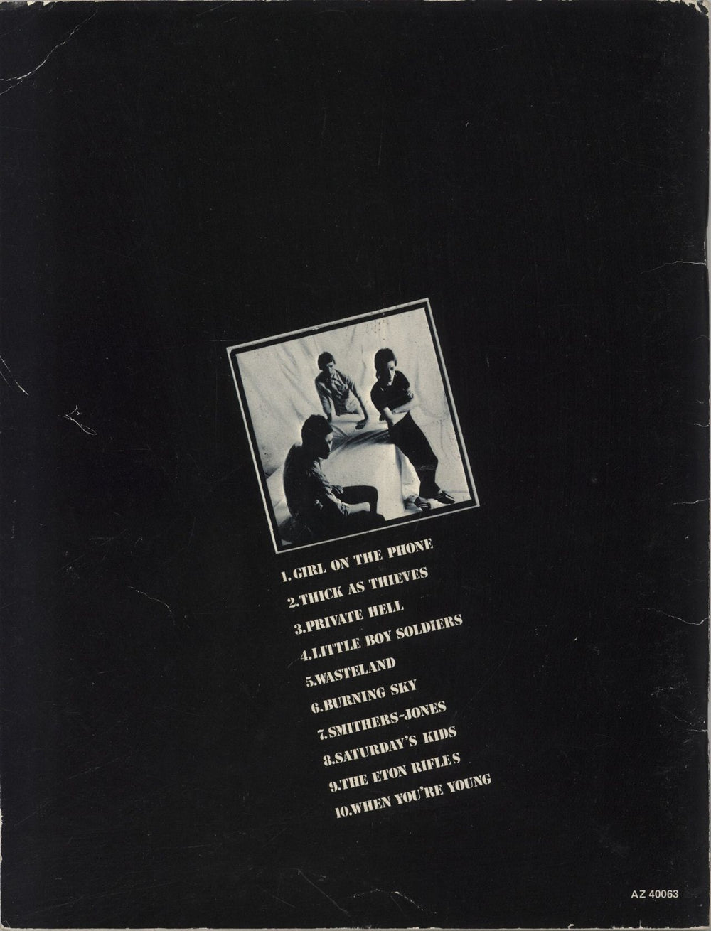 The Jam Setting Sons UK book JAMBKSE861763