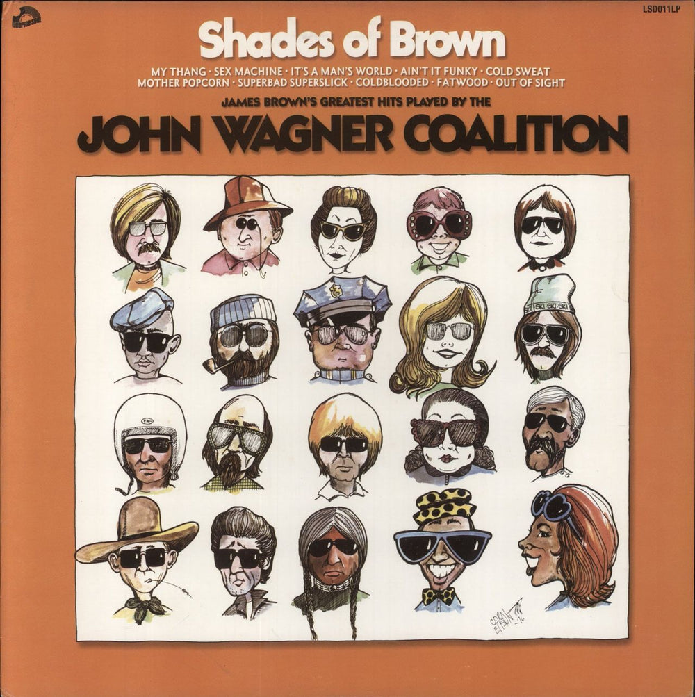 The John Wagner Coalition Shades Of Brown UK vinyl LP album (LP record) LSD011LP