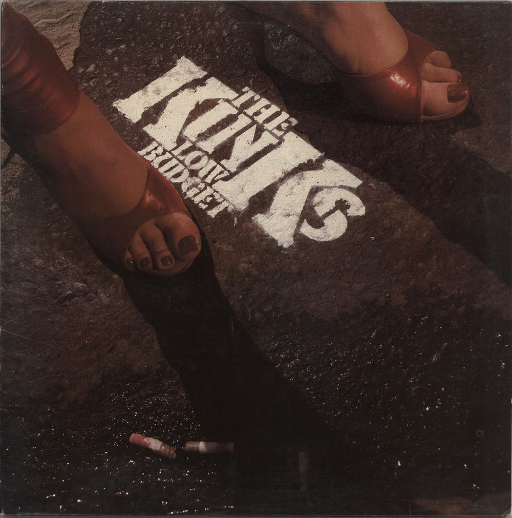 The Kinks Low Budget UK vinyl LP album (LP record) SPART1099