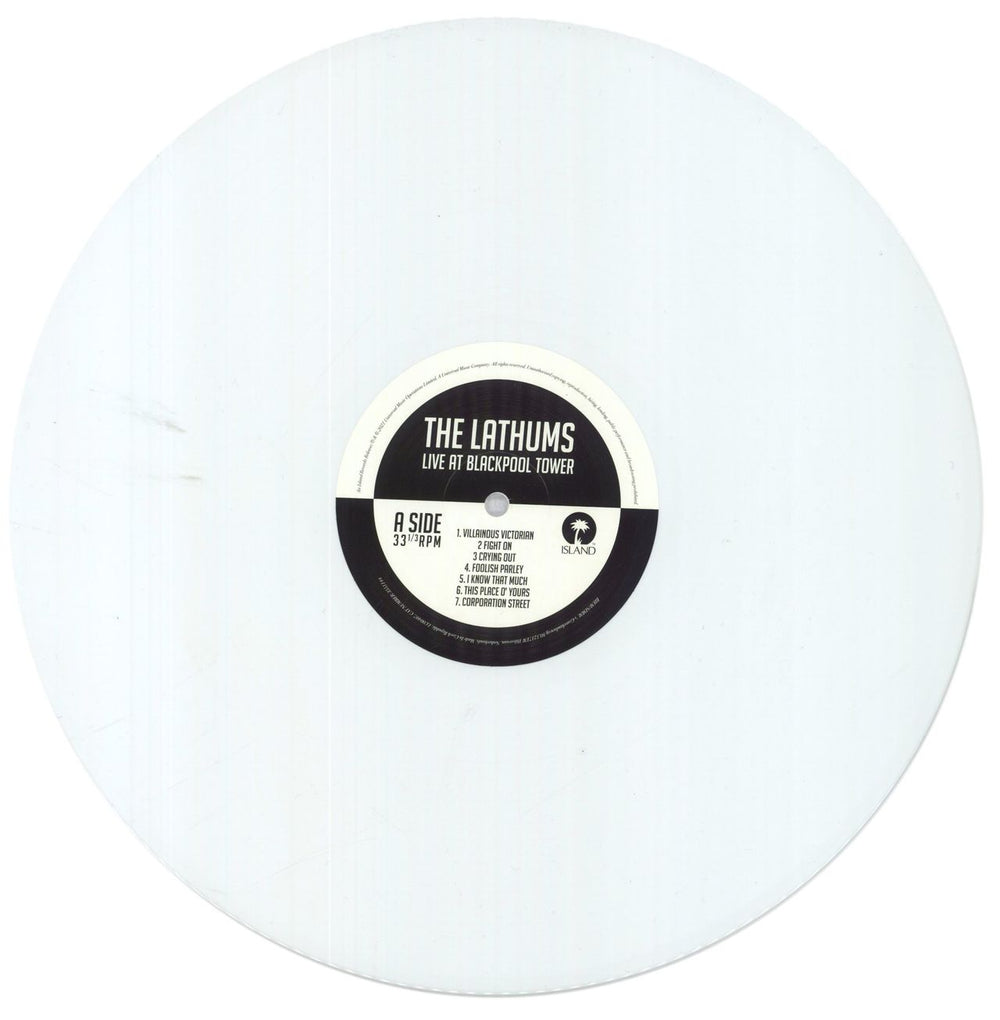 The Lathums Live At Blackpool Tower - 180gm White Vinyl - RSD21 UK vinyl LP album (LP record) 3KJLPLI845371