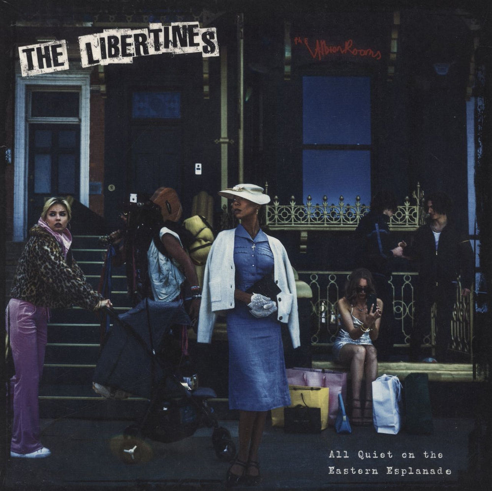 The Libertines All Quiet On The Eastern Esplanade - White Vinyl + Lyric Sheet UK vinyl LP album (LP record) EMIVXY2111