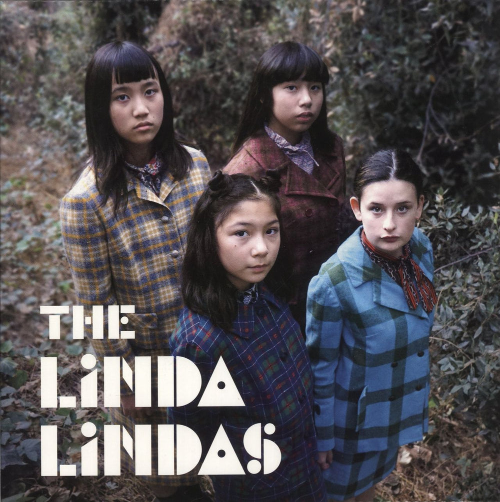 The Linda Lindas The Linda Lindas - Green & Blue Split With Yellow Splatter Vinyl UK 12" vinyl single (12 inch record / Maxi-single) ITR365