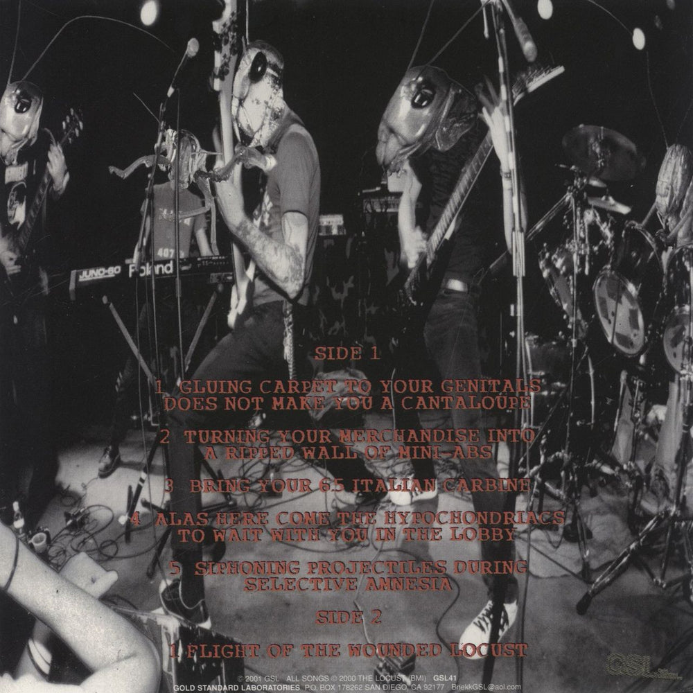 The Locust Flight Of The Wounded Locust US 7" vinyl single (7 inch record / 45)