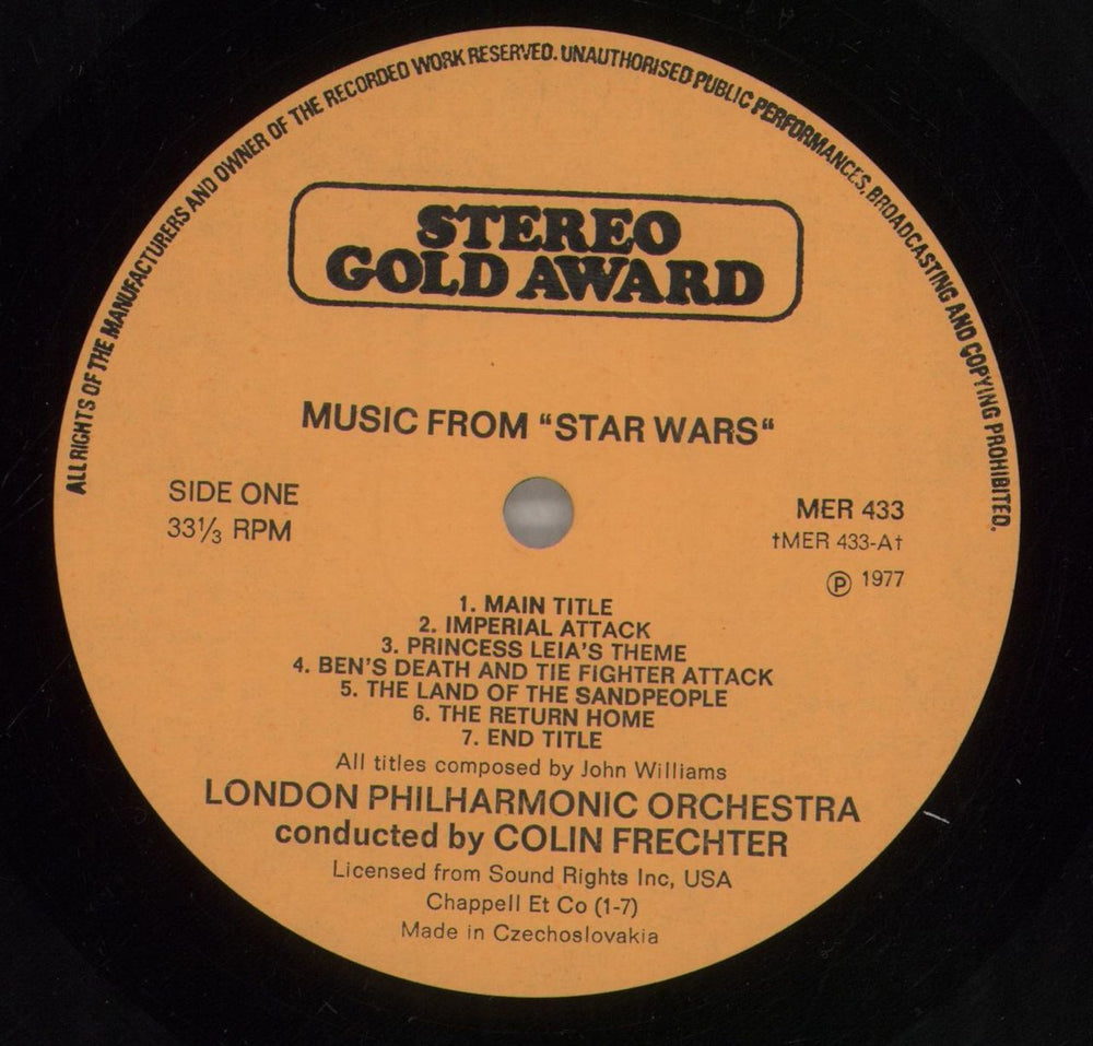 The London Philharmonic Orchestra Star Wars / A Stereo Space Odyssey UK vinyl LP album (LP record) XIZLPST560860