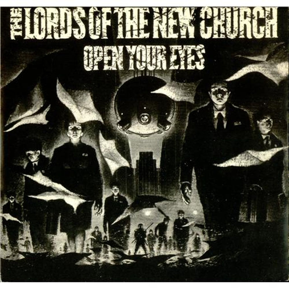 The Lords Of The New Church Open Your Eyes UK 7" vinyl single (7 inch record / 45) ILS0030