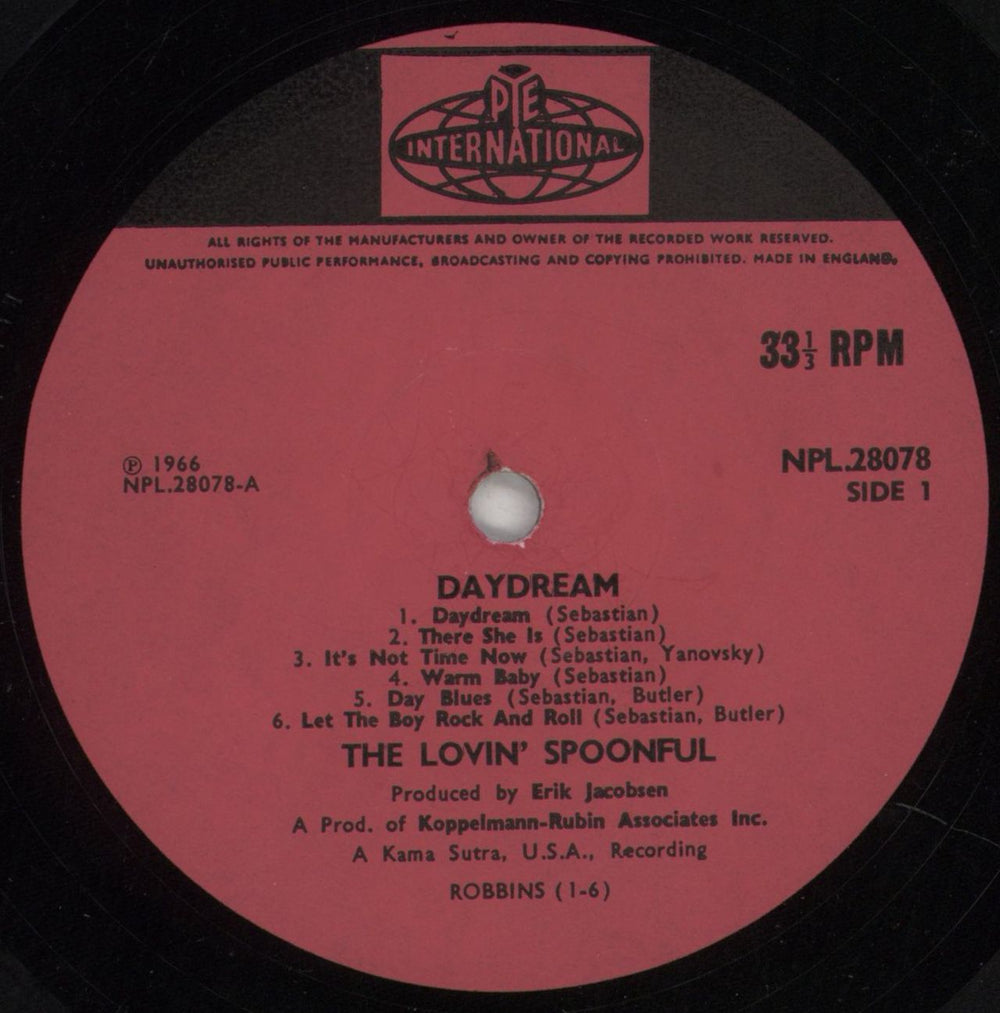 The Lovin' Spoonful Daydream - Ex UK vinyl LP album (LP record) LSPLPDA810167