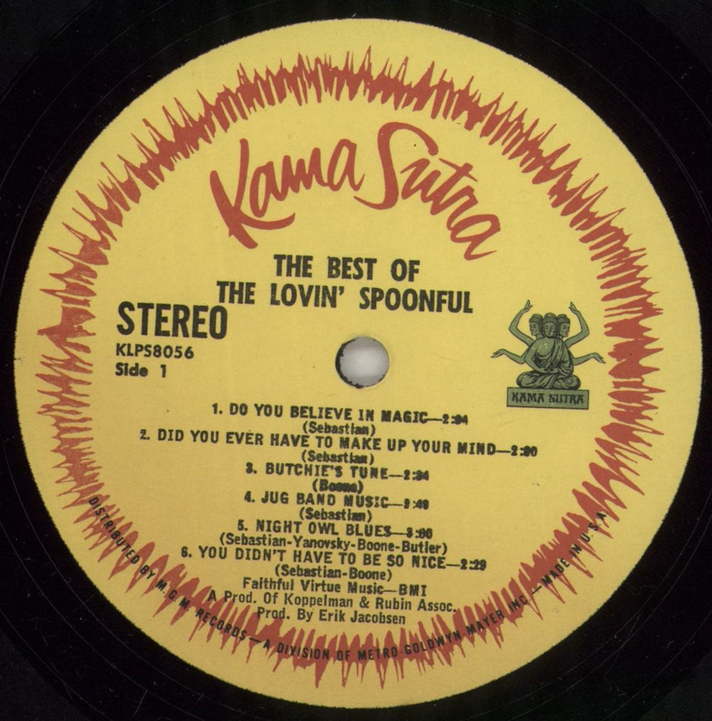 The Lovin' Spoonful The Best Of The Lovin' Spoonful US vinyl LP album (LP record) LSPLPTH450078